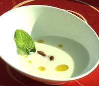 Sopa fría de melón