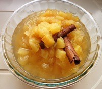 Compota de manzana
