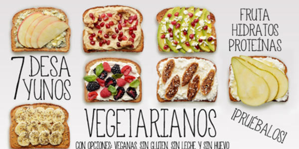 Siete desayunos saludables para toda la semana