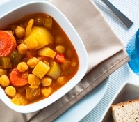 Potaje de garbanzos con hinojo