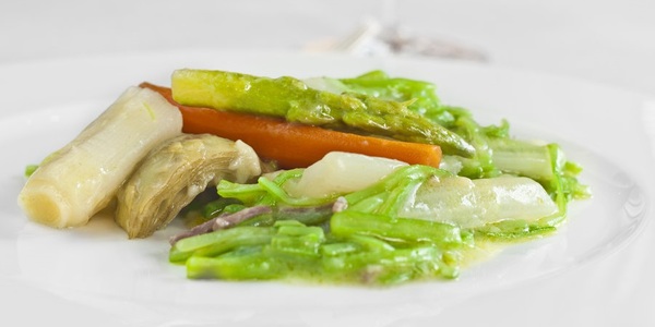 Menestra de verduras de primavera