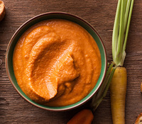 Humus con zanahorias