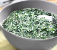 Espinacas a la crema