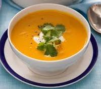 Crema de calabaza, hinojo y yogurt
